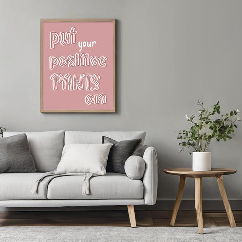 Posterizer 1 pcs-Pink Pastel Positive Girly Trendy Poster-Motivational & Inspirational Art-Comedy Art-Decor for Home & Office- unframed wall art...