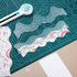 2 Pcs Wave Edge Waves Ruler Acrylic Quilt Rulers for Quilting 0.2'' Thick Quilting Templates for Machine Non Quilting Motion Quilting Template Rul...