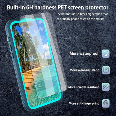 iPhone 14 Pro Max Case Compatible with MagSafe,Magnetic Waterproof DropProof DirtProof Snowproof Anti-Scratch Heavy Duty Protection Built in Scree...