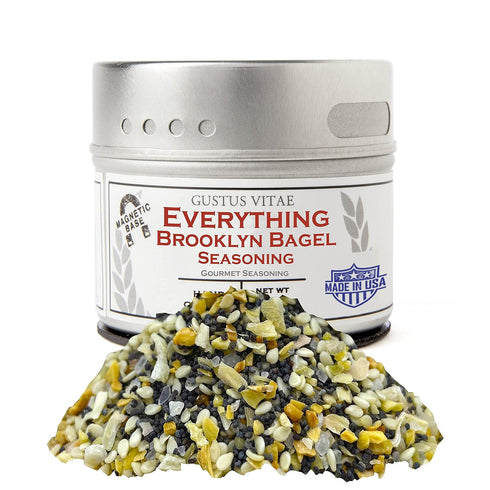 Everything Bagel Seasoning | Gourmet Spice Mix | All Natural, Non GMO | Artisanal Seasoning | Sustainably Sourced, GLP-1 Friendly | Ultra Premium ...