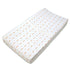 TL Care Printed 100% Cotton Knit Fitted Contoured Changing Table Pad Cover - Compatible with Mika Micky Bassinet, Sparkle Gold/Pink Feathers, for ...