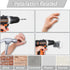 3-H Broom Hanger,Mop Holder Wall Mount 8 Pack, Broom Holder Wall Mount for Hanging and Organizing Shovel,Rake,Brush,Yard Tools in Kitchen,Laundry ...