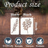 Leaf Stencils for Crafts Small Leaves and and Branches Paint Plant Stencil for Painting On Wood Wall Card Making, Tiny Nature Vine Herb Essential ...