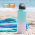 Goodful Double Wall Vacuum Sealed, Insulated Water Bottle with Two Interchangeable Lids, Sipping or Chugging Lids, Leak-Proof, Wide Mouth for Drin...
