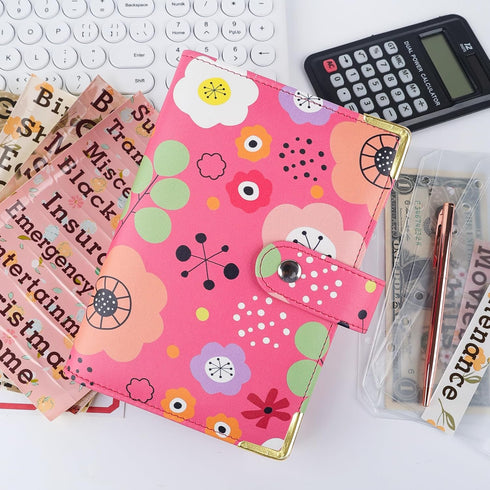 Glitter Budget Planner,Money Saving Binder with Zipper Envelopes & Expense Budget Sheets,Envelopes Money Saving Challenge,Savings Budget Planner w...