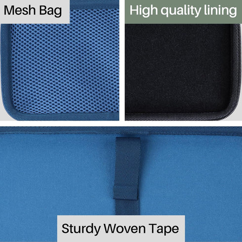Hard Case Compatible with Logitech Pebble Keys 2 K380s K380 K810 K811 Bluetooth Wireless Keyboard (Classic Blue Case)...