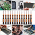 HengTianMei 18-Piece S2 Precision Screwdriver Set with Case- Torx, Phillips, Flat Head, Triangle, Hex, Micro Magnetic Screwdriver Repair Tool Kit ...