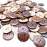 150 pcs 1 inch New Thick Coconut Shell 2 Holes Button Coconut Shell Buttons for Crafts Sewing Decorations...