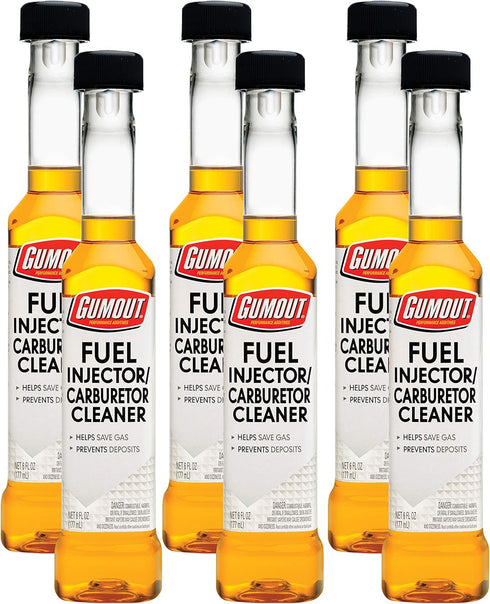 Gumout 510021W-6PK Fuel Injector & Carburetor Cleaner, 6 oz. (Pack of 6)...