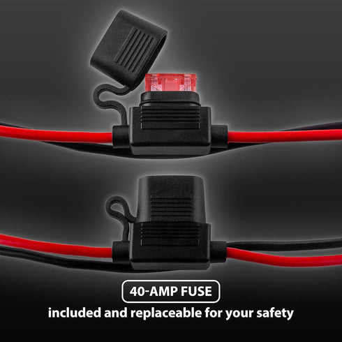 SafeAMP® Wire Harness Connector Compatible with 12-Volt Ride On Vehicle with red 2 pins Connector...