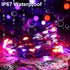 YAOZHOU Halloween Decor Outdoor Solar String Lights, Purple Orange IP67 Waterproof 2 Pack Total 200 LED 66FT 8 Modes Fairy Lights, Outside Fall De...