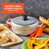 IMUSA 2.6 Quart Traditional Natural Made in Colombia Caldero with Lid for Cooking and Serving, Silver...