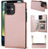 Bocasal Crossbody Wallet Case for iPhone 12 Mini Credit Card Holder PU Leather Kickstand Shockproof Detachable Cross Body Strap Lanyard Magnetic C...