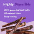 Halo Bully Stick Chews, Dog Treats, 2.5-OZ Pouch...