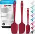 di Oro Living Silicone Spatula Set - 3-piece 600F Heat-Resistant Baking Spoon & Spatulas - Ergonomic Easy-to-Clean Seamless One-Piece Design - Pro...
