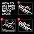 KIWI Sneaker No-Tie Shoe Laces, Black, One Size Fits All, 1 Pair...