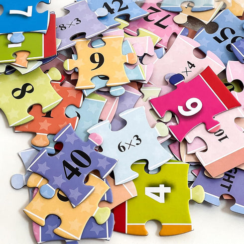 Multiplication Chart Puzzles for Kids, 121 Piece Jigsaw Puzzles for Kids Ages 7+, Math Puzzle Games Educational Learning Toys for Home, School, Ki...