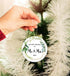 JUPPE Bridal Shower Gifts, Wedding Gifts for Couples, Our First Christmas As Mr & Mrs Ornament 2023 Romantic Newlywed Married Wedding Decor Gifts ...