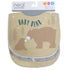 Neat Solutions 5 Pack Aspirational Bib Set with Mixed Fabrics & Water Resistant Inner Core - Boy, Grey Oatmeal While...