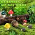 13 Pieces Miniature Fairy Garden Accessories Resin Mini Hedgehogs and Mushroom Garden Accessories Fairy Outdoor Garden Animals Figurines for Fairy...