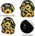 Violet Mist Neoprene Lunch Bag Insulated Reusable Sunflower Lunch Box Floral Lunch Bag Lunch Bags Tote Thermal Lunchbags Lightweight Food Handbags...
