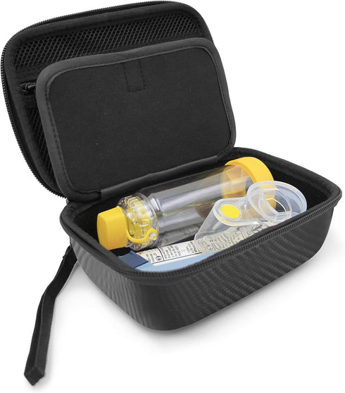 CASEMATIX Travel Case Compatible with Asthma Inhaler, Spacer and More - Includes Case Only...