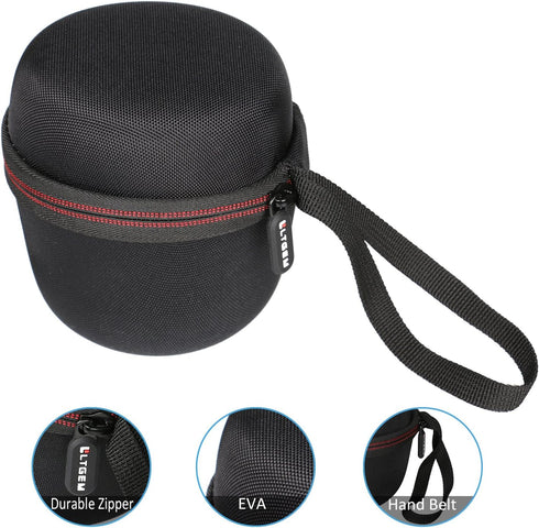 LTGEM Hard Travel Carrying Case for Ultimate Ears WONDERBOOM 4/3 / 2 Portable Waterproof Bluetooth Speaker, Black+Grey...