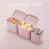 Formula Dispenser with Scoop Milk Powder Formula Containers for Travel Baby Food Storage and Snack Cup for Outdoor Activities On-The-Go Pink(Outer...