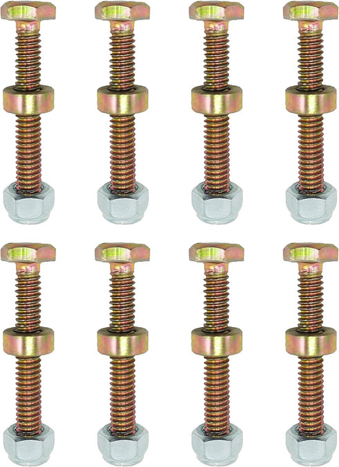 (Pack of 8) 1501216MA 1501216 Shear Pins & Nuts Kits for AYP Craftsman Murray 9524MA 301172 301172MA 722130 Snow Throwers...
