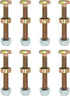 (Pack of 8) 1501216MA 1501216 Shear Pins & Nuts Kits for AYP Craftsman Murray 9524MA 301172 301172MA 722130 Snow Throwers...