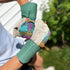 Wells Lamont Women's Botanical Print Leather Palm Pruning, Gardening Gloves, Medium (4183M)...