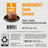 PureBites Duck Pates for Dogs, only 1 Ingredient, case of 12...