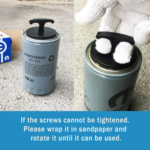 Pack-1 Car Oil Filter Plug Cap, T Shape Handle Sealing Cover, Aluminum Alloy Closing Tool Replacement, Compatible with 2013-2018 RAM 2500 3500 Cum...