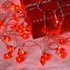 Yolyoo 14.7 ft 40 LEDs Heart Shaped String Lights for Valentines Day,Wedding,Mother's Day,Christmas,Party Favors,Pink White Red Heart Shaped Light...