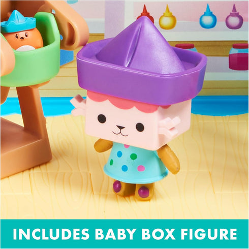 Gabby's Dollhouse, Baby Box Cat Craft-A-Riffic Room with Exclusive Figure, Accessories, Furniture and Dollhouse Delivery, Kids Toys for Ages 3 and...