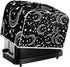 Moon Star Toaster Cover 4 Slice Black for Kitchen Moon and Star Print Toaster Dust Cover, Washable & Waterproof for Kitchen Universal Size Microwa...