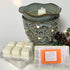 MILIVIXAY 500 pcs Wax Melt Warning Labels Candle Warning Label for Clamshell, 1.8 x 1.5 inche....