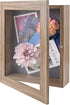 Frametory, 8.5x11 Shadow Box Frame - Front Opening - 2 inch Depth Display Box for Wall and Tabletop Display- Memory Box, 6 Pins Included (8.5x11, ...