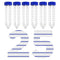 Membrane Solutions Conical Centrifuge Tubes 50mL, 25 Pack Sterile Plastic Test Tubes with Screw Caps, Polypropylene Container with Graduated and W...