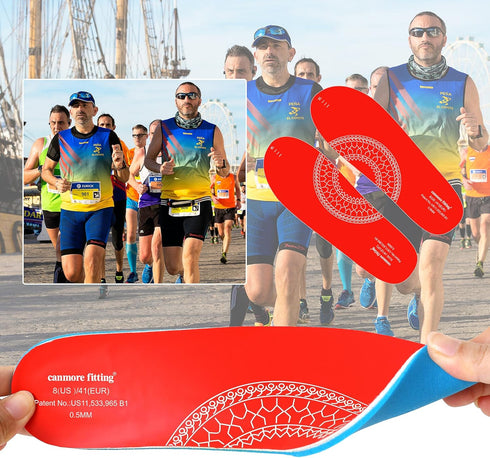 Silicone Self-Adhesive Insoles Sticker for Universal Sneakers 0.5MM Relieve Plantar Fasciitis Keep Shoes Dry and Comfortable,Anti Odor,Resistant(S...