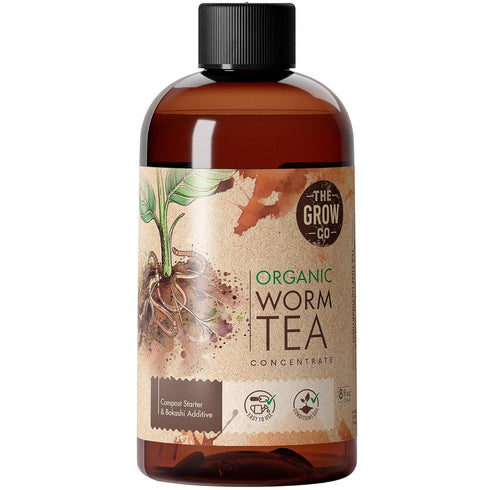 Worm Castings for Plants, Earthworm Casting Organic Fertilizer, Bokashi Booster, Worm Tea Made from Compost Worms, Liquified & Concentrated Vermic...