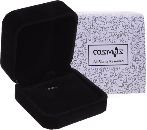 Cosmos Black Velvet Necklace Pendant Gift Box/Jewelry Box for Wedding Propose Jewelry Velvet Case...