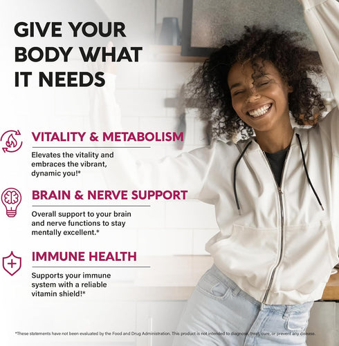 USDA Organic Vitamin B-Complex B5 Pantothenic Acid | B12 Methylcobalamin | B1 Thiamine | B6 Pyridoxine | B7 Biotin | B9 Folic | B3 Niacinamide - B...