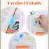 320 Pieces Sticky Notes Tabs Page Markers, Adhesive Strips Index Writeable Coloured Reading Tabs Self-Adhesive for Marking and Highlighting Bookma...