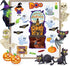 Halloween Classroom Bulletin Board Decorations Halloween Cutouts Trick or Treat Pumpkin Bat Witch Ghost Castle Cut-outs for Holiday School Classro...