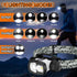 Rechargeable LED Headlamp Flashlight, 1500 Lumen Headlight with 9 Modes, Motion Sensor Head Lamp Camping Essentials Gear, Waterproof Head Light Fl...