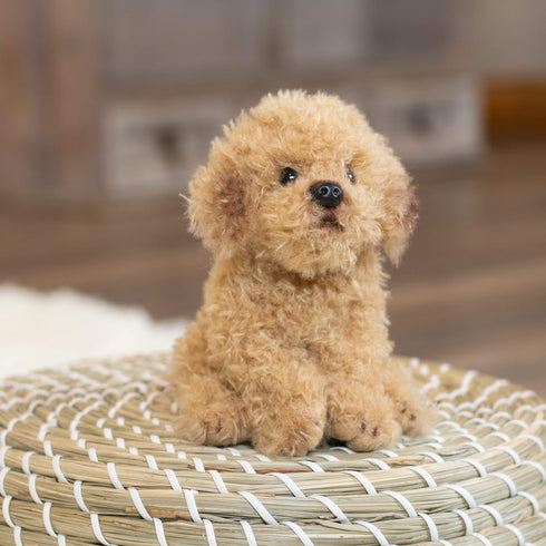 DEMDACO Black Long-Haired Chihuahua Children's Plush Beanbag Stuffed Animal Toy...