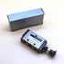 4R210-085 Way Pneumatic Air Hand Lever Operated Valve Solenoid Valve Port 1/4" Manual Control Valves...