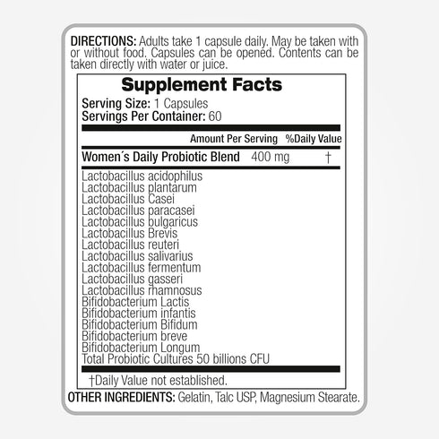 FITO MEDIC'S Lab - Probiotics for women - 50 Billion CFU of- probiotics- 60 days servings s -probiotics for digestive health- 16 - probiotic - ble...