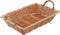 Winco PWBN-12B Rectangular Woven Basket with Handles, 12-Inch by 8-Inch by 3-Inch,Brown,Medium...